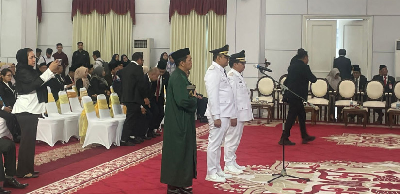 Aulia Rahman Basri dan Rendi Solihin Resmi Dilantik Sebagai Bupati dan Wakil Bupati Kukar 2025–2030