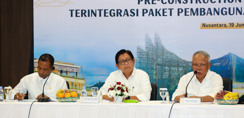 Pre-Construction Meeting (PCM) sebagai langkah awal pelaksanaan fase kedua pembangunan IKN. (dokumentasi/humas otorita IKN)