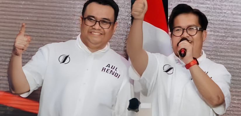 Aulia Rahman Basri dan Rendi Solihin, pasangan Bupati dan Wakil Bupati Kutai Kartanegara terpilih. Selasar/Ist