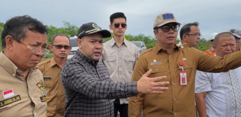 Komisi III DPRD Kalimantan Timur, tinjau langsung longsor di kawasan tambang PT BSSR KM. 28. Selasar/Yoghy