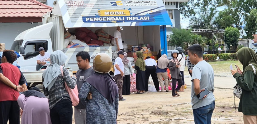 Disperindag gelar pasar murah di Sangatta. Foto: Selasar/Gunawan