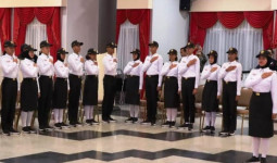 Sekkab Kukar Sunggono Buka Pusdiklat Paskibraka 2025