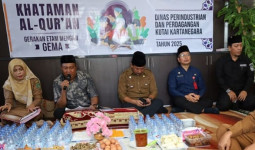 Sekkab Sunggono Hadiri Acara Khatam Al Quran ASN di Disperindag