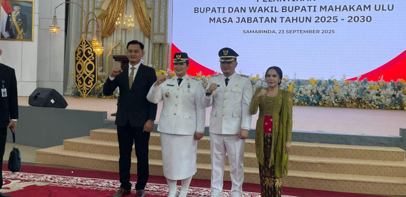 Resmi! Mahulu Dipimpin Angela-Suhuk, Infrastruktur akan Dibangun Sampai Kampung