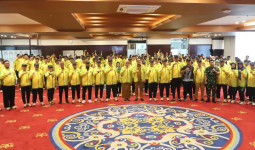 Wagub Kaltim Lepas Kontingen Pornas Korpri XVII menuju Palembang