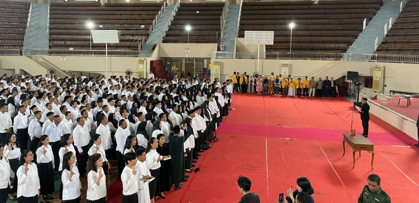 613 Pegawai PPPK Unmul Dilantik, Rektor Abdunnur Dorong Profesionalisme ASN