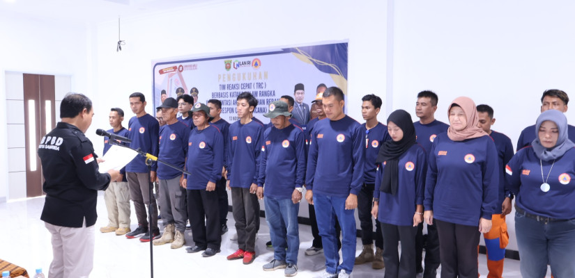 Kuatkan Penanganan Bencana, BPBD Samarinda Kukuhkan TRC Katana di Delapan Kelurahan