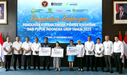 Dukung Pemulihan Korban Terorisme, Pupuk Kaltim Salurkan Bantuan Psikososial Rp340 Juta