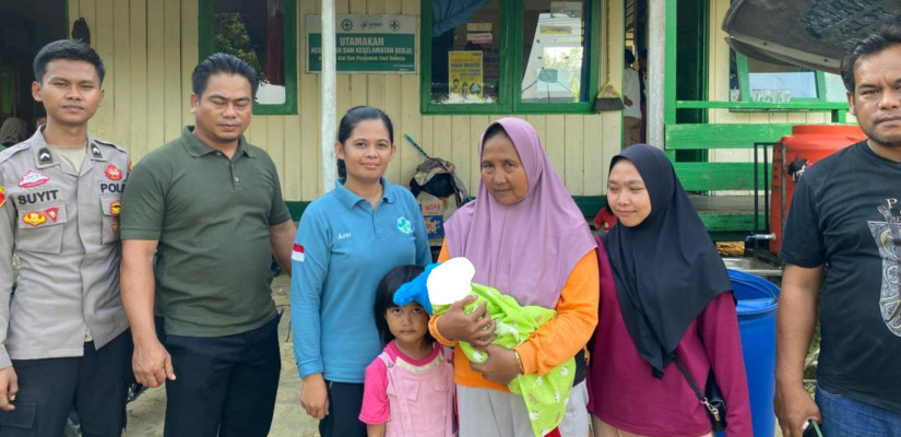 Bayi Baru Lahir Ditemukan di Rumah Kosong di Desa Mata Air Kutim