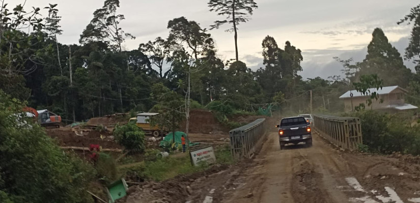 Tak Full Dikerjakan Pemprov, 117 Km Jalan Kubar-Mahulu Dibangun Pusat Sejak 2017
