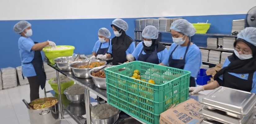 Ilustrasi dapur MBG. (foto: selasar/bonar)