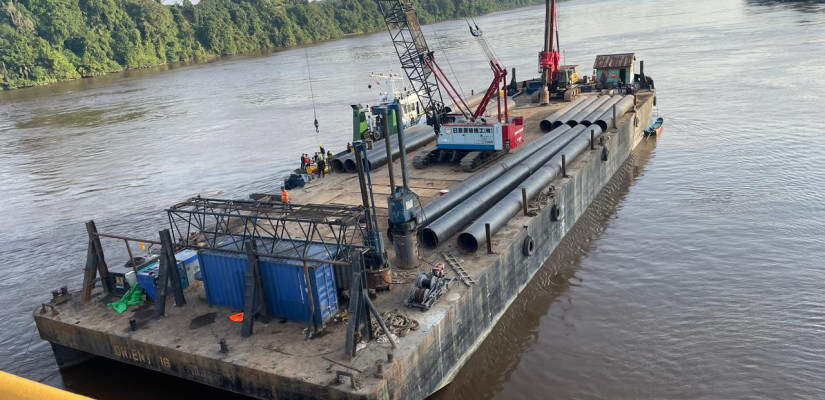 Perbaikan Fender Jembatan Mahakam I Dimulai, Biaya Ditanggung Penabrak