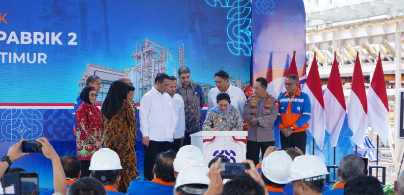 Pernah Diresmikan Presiden Soeharto, Hari Ini Revamping Pabrik Amoniak 2 PKT Diresmikan Titiek Soeharto di Bontang