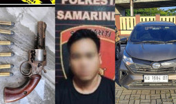 Polisi Amankan Senjata Api Rakitan dari Mobil Mencurigakan di Lempake