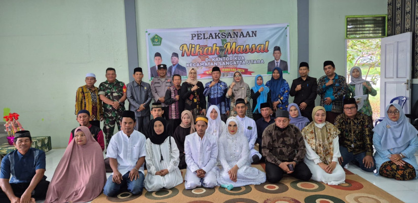 Alhamdulillah Sah, Meski Sempat Deg-degan: Kisah Pasangan Ikut Nikah Massal Kutai Timur