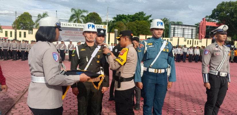 Polres Kutim Gelar Apel Pasukan Operasi Keselamatan Mahakam 2026