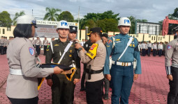 Polres Kutim Gelar Apel Pasukan Operasi Keselamatan Mahakam 2026