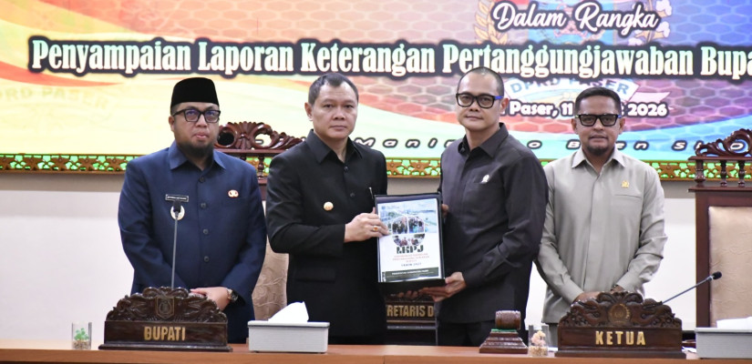 Sampaikan LKPj 2025, Bupati Jabarkan Transformasi Paser MAS Menuju Paser TUNTAS.