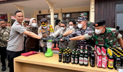 Hasil Operasi Pekat: Polres Kutim Musnahkan 602 Gram Sabu dan Ratusan Botol Minuman Keras