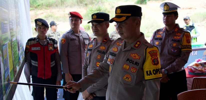 Pastikan Arus Mudik Lancar, AKBP Fauzan Arianto Tinjau Posko Operasi Ketupat di Teluk Pandan