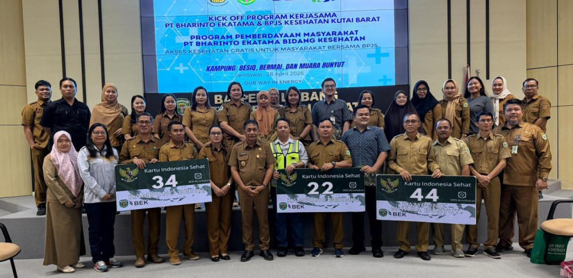 100 Warga Desa Ring Satu PT BEK di Kubar Jadi Penerima Bantuan Iuran BPJS Kesehatan