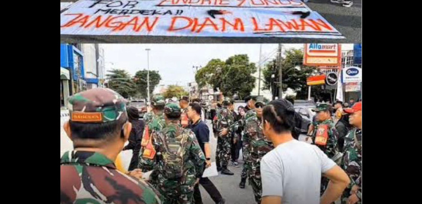 Aliansi Balikpapan Bersuara menggelar aksi solidaritas sebagai respons atas serangan air keras terhadap aktivis KontraS, Andrie Yunus, yang mereka nilai bukan sekadar tindak kriminal biasa. Foto: Istimewa