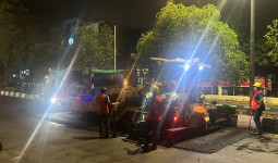 BBPJN Kaltim Imbau Pengendara Berhati-hati, Pengaspalan Jalan Ir. H. Juanda akan Dilanjutkan Malam Ini