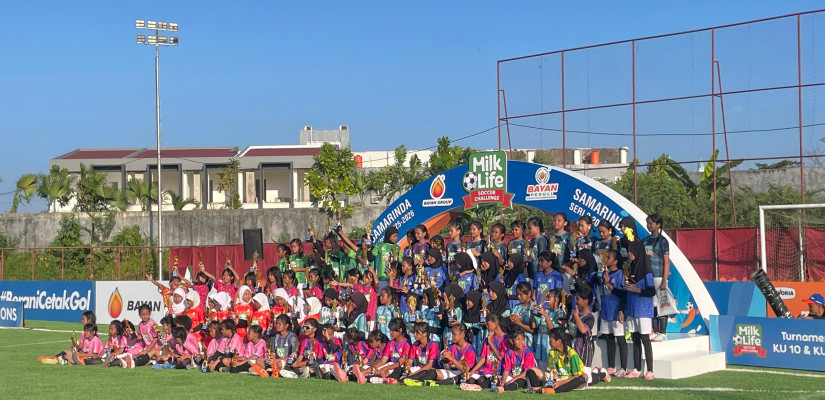 Debut Manis MilkLife Soccer Challenge Temukan Bibit Unggul Pesepak Bola Putri