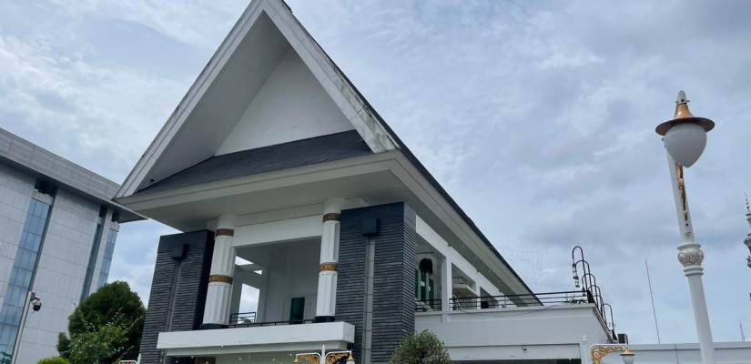 Potret Rumah Jabatan Gubernur Kaltim di Kompleks Kantor Gubenur Jalan Gajah Mada, Samarinda. Foto: Selasar/Boy
