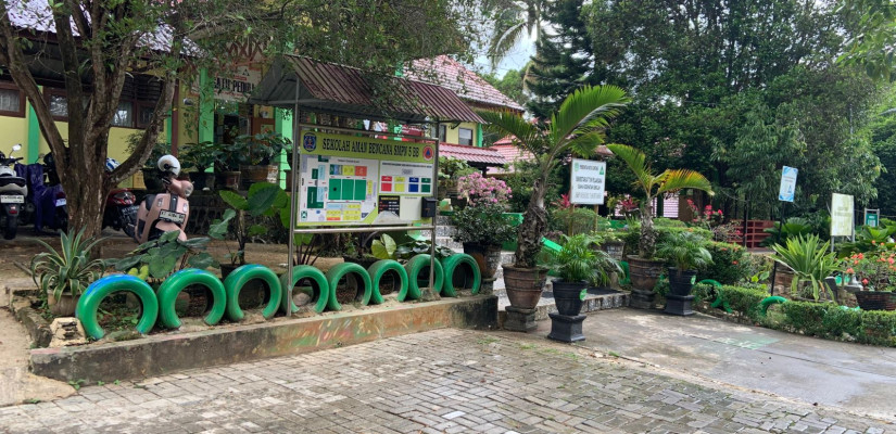 Halaman SMPN 5 Bontang (Istimewa)