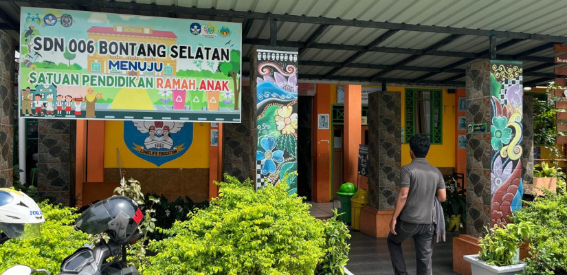Gedung SD Negeri 006 Bontang Selatan, Berbas Tengah, Selasa (14/6). (IST)