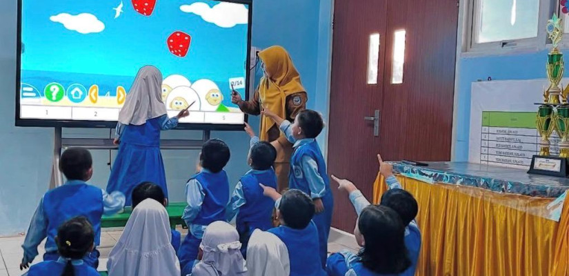 Proses belajar-mengajar di TK Negeri 1 Bontang. (IST)