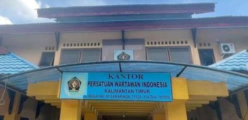 Kantor Persatuan Wartawan Indonesia (PWI) Kalimantan Timur (Istimewa).