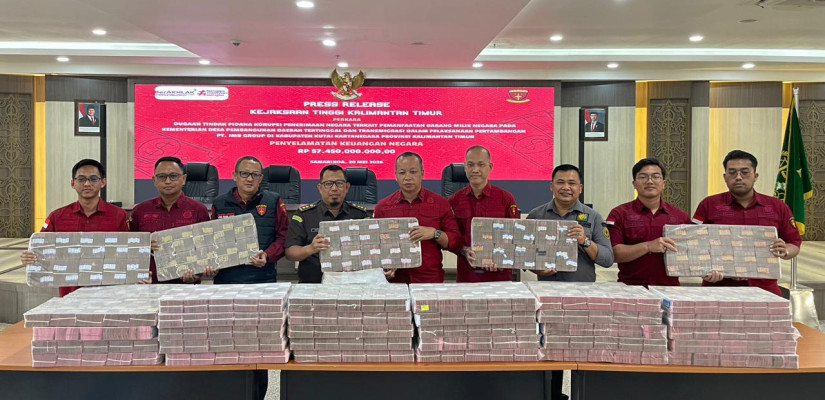 Kejati Kaltim Kembali Sita Rp57,4 Miliar, Total Penyelamatan Uang Negara Skandal Tambang JMB Group Tembus Rp271,4 Miliar