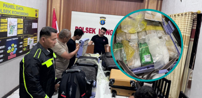 Lima Koper Berisi 92 Kg Sabu, Polres Kutim dan BNN Ungkap Jaringan Nasional