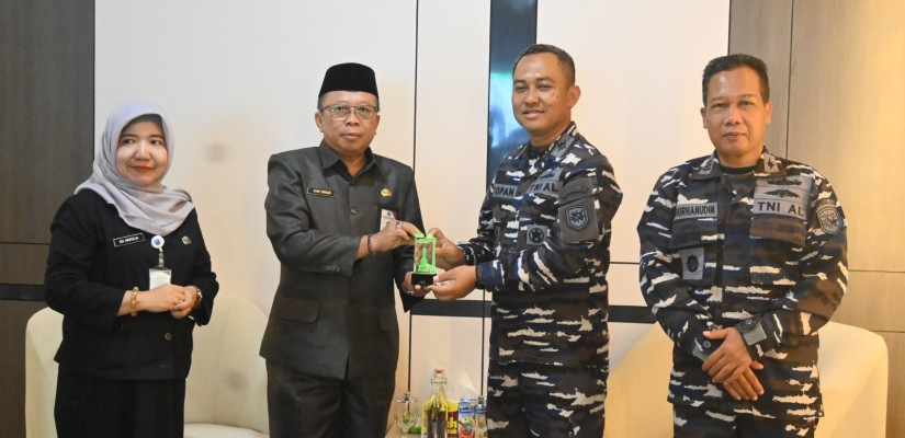 Sinergitas Pemkab Paser dengan TNI Angkatan Laut.