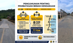 Jembatan Muara Lembak dan Narot Mengalami Penurunan Kondisi, BBPJN Kaltim Batasi Beban Kendaraan