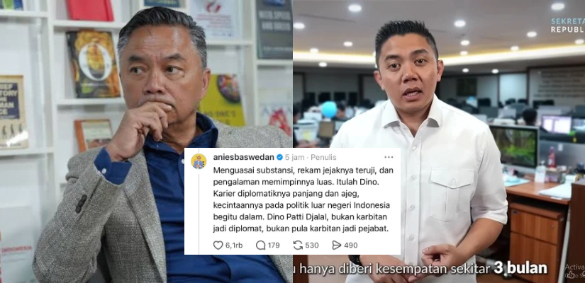 Teddy Sebut Dino Patti Djalal Hanya 3 Bulan Jadi Wamenlu, Anies Baswedan: Dia Bukan Pejabat Karbitan