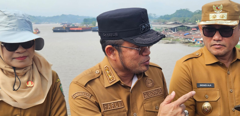 Gubernur Mas’ud Tinjau Jembatan Mahulu, Usai Laporan dari Warga Setempat Terkait Jalan yang Rusak