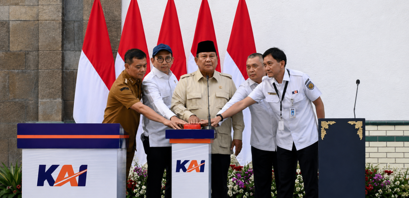 Prabowo Minta KAI Siapkan Jalur Kereta Trans Kalimantan 