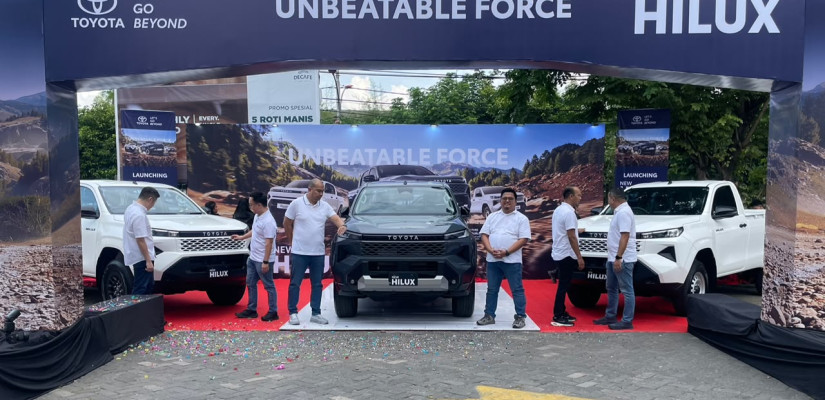 Potret peluncuran New Hilux di Samarinda. Foto: Selasar/Boy