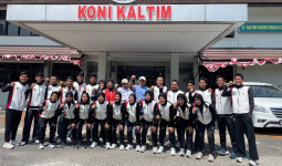 Optimis Regenerasi Atlet, KONI dan Pengprov FHI Kaltim Lepas Kontingen Hoki di Kejurnas Banten