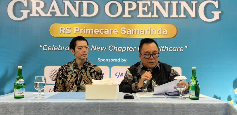Kiri ke kanan: CEO Primecare Hospital, John Kwari. Direktur RS Primecare Samarinda, dr. Boy E.R. Wajong. Foto: Selasar/Boy