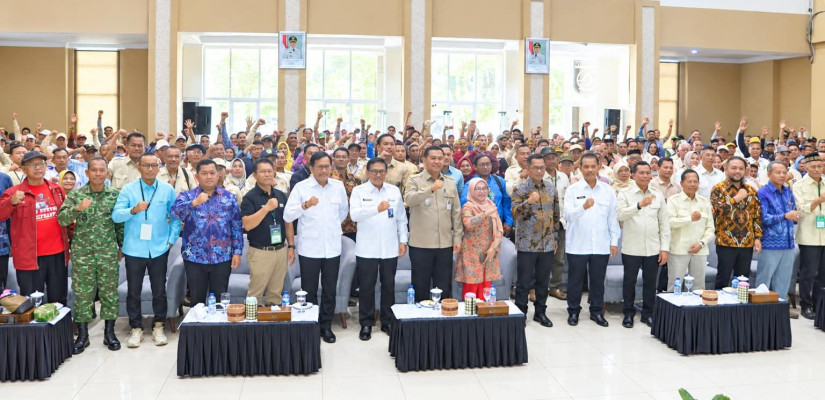 Bupati PPU, Mudyat Noor menghadiri Rembug KTNA. (Humas)