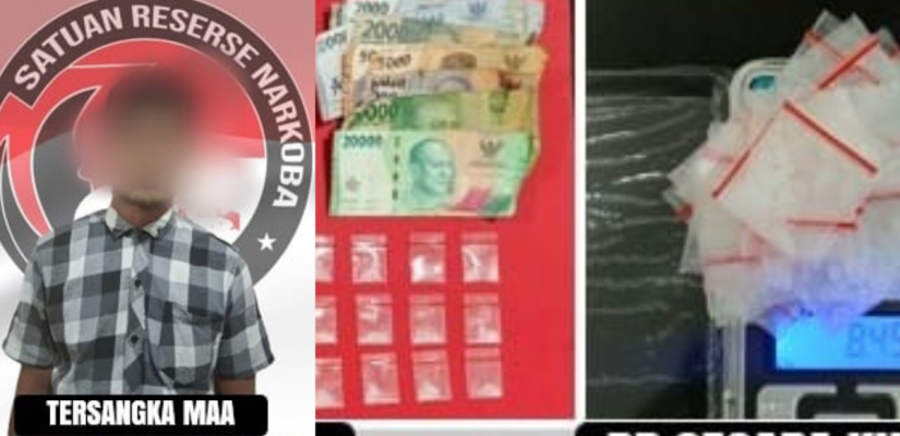 30 Paket Sabu Disita, Pemuda 22 Tahun Ditangkap di Penajam