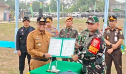 Bupati Kukar, Aulia Hadiri Pembukaan TMMD ke-130 Kodim 0906 di Loa Kulu