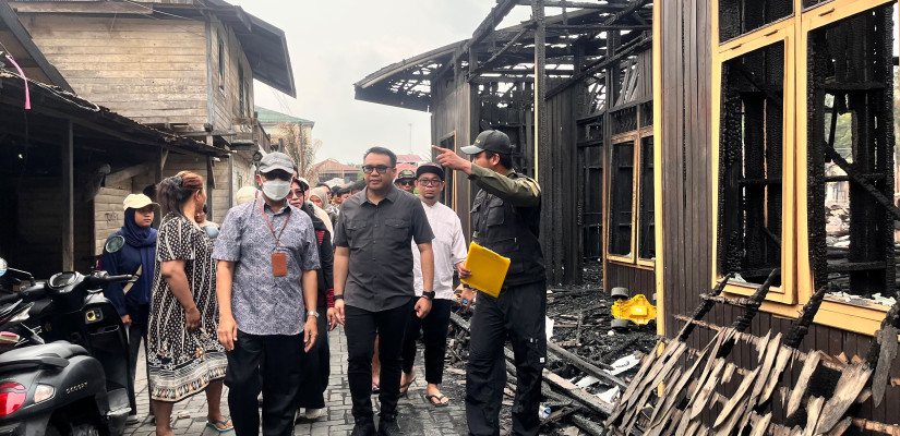 Bupati Kukar Sambangi Korban Kebakaran, Pastikan Kebutuhan Dasar Terpenuhi Dengan Layak