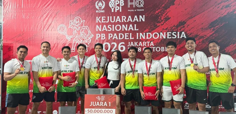 Padel Putra Kaltim Taklukkan Yogyakarta, Gelar Juara Kejurnas 2026 dalam Genggaman