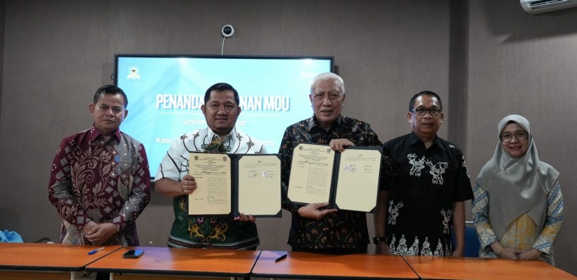 Bupati PPU, Mudyat Noor teken MoU lanjutan dengan Unifa. (Istimewa)