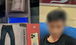 Polsek Babulu Amankan Pria yang Diduga Bawa Sabu 0,25 Gram